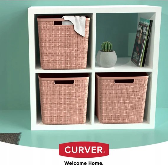 Корзина Curver Jute Cube / 255196