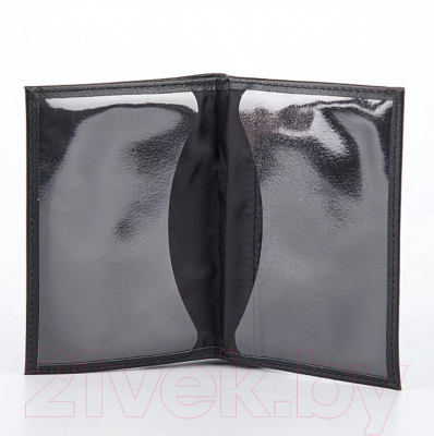 Обложка для автодокументов Poshete 604-001LG-BLK