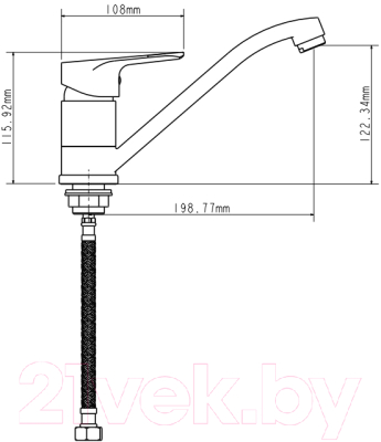 Смеситель Ekko E49703