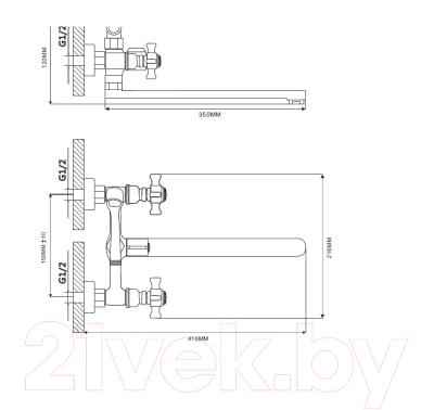 Смеситель Ekko EM2224