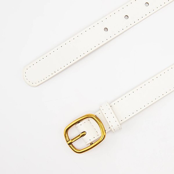 Ремень женский No Brand 909-A11-WHT