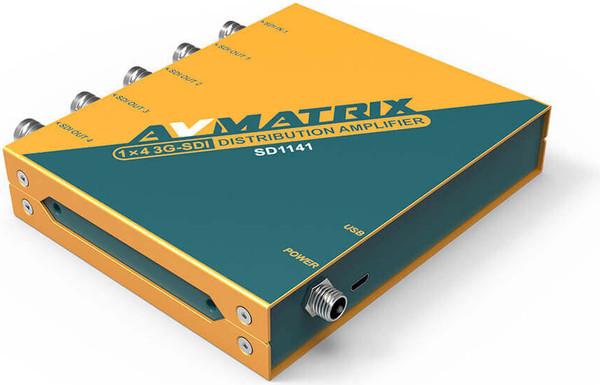 Переключатель портов Avmatrix SD1141 3G-SDI 1x4 / 29719