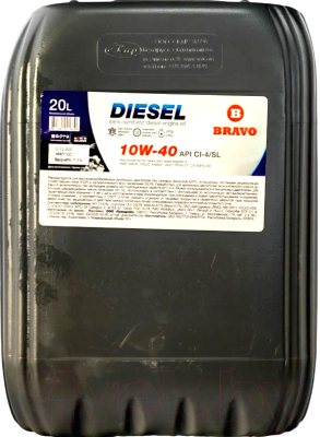Моторное масло BravO Diesel 10W40 CI-4/SL - фото