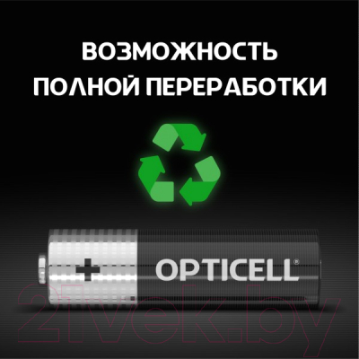 Комплект батареек Opticell AA