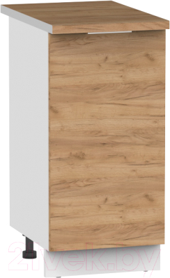 Шкаф-стол кухонный Интермебель Микс Топ ШСР 850-1-300 (дуб крафт золотой/дуб вотан) - фото