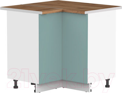 Шкаф под мойку Интермебель Микс Топ ШСРУМ 850-29-900 (сумеречный голубой/дуб вотан) - фото