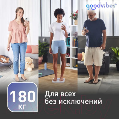 Напольные весы электронные Tefal Goodvibes Health BM9660S1