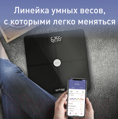 Напольные весы электронные Tefal Goodvibes Health BM9660S1