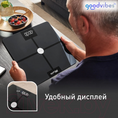 Напольные весы электронные Tefal Goodvibes Health BM9660S1