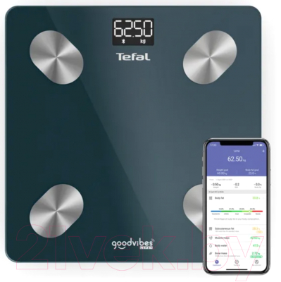 Напольные весы электронные Tefal Goodvibes Life BM9620S1