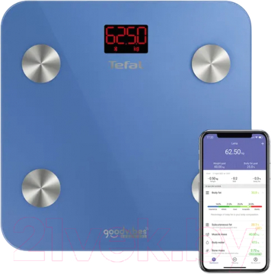 Напольные весы электронные Tefal BM9610S1 
