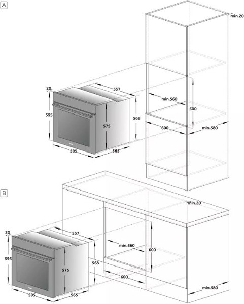 Электрический духовой шкаф Haier HOQ-P16AN5GB