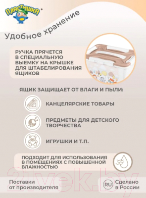 Ящик для хранения Пластишка 431325016