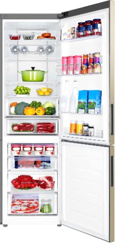 Холодильник с морозильником Haier C4F640CCGU1