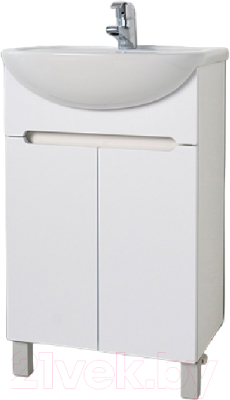 Тумба под умывальник Акваль Палермо 50 / ПАЛЕРМО.50.23.00.N - фото