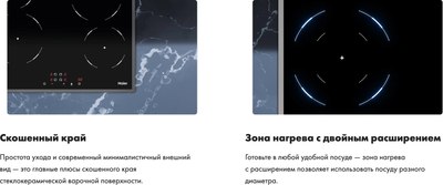 Электрическая варочная панель Haier HHX-C64TDVB