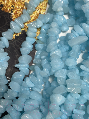 Ожерелье Wolves Аквамарин 1002