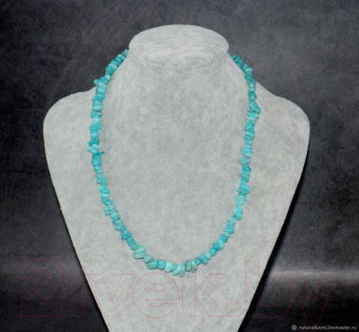 Ожерелье Wolves Аквамарин 1002