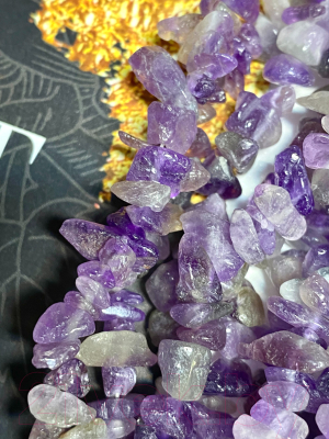 Бусы Wolves Аметист 1004