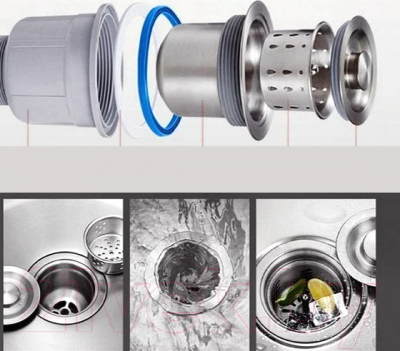 Мойка кухонная Roxen Simple 560220-50