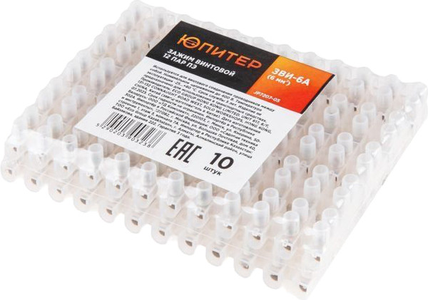 Клеммная колодка Юпитер ЗВИ-6А 6 мм2 JP7207-05 - фото