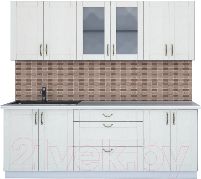 Готовая кухня Интерлиния Мила Крафт 2.2Б - фото