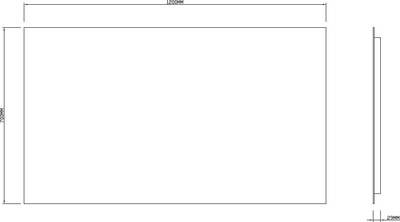 Зеркало Roxen Pure 510175-120