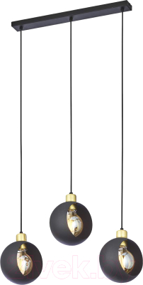 Потолочный светильник Mirastyle MH-1134D/3 BK+FGD - фото