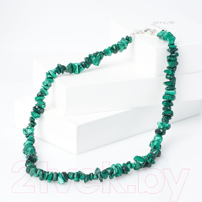 Ожерелье Wolves Малахит 1014