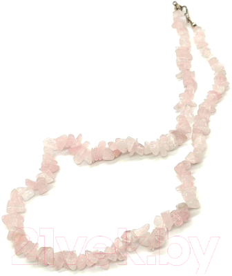 Ожерелье Wolves Розовый кварц 1020 - фото
