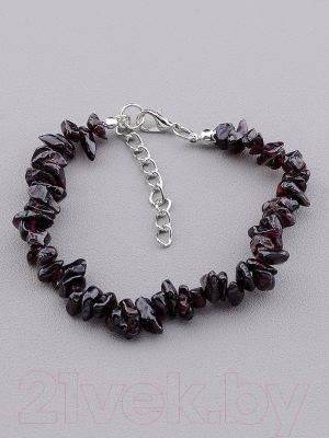 Браслет Wolves Гранат 3008