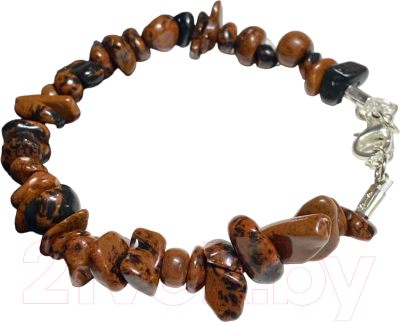 Браслет Wolves Обсидиан 3016 - фото