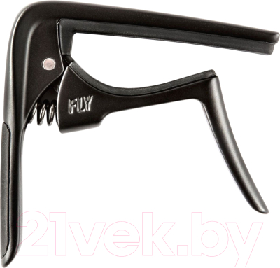 Каподастр Dunlop Manufacturing 63CBK Trigger Fly Capo Curved Black - фото