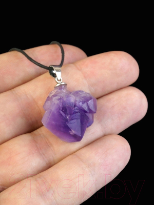 Кулон Wolves Аметист большой 2021