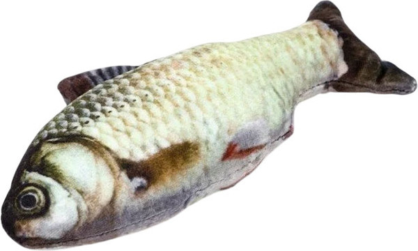 Игрушка для кошек Пижон Рыба моей мечты Карась с кошачьей мятой - фото