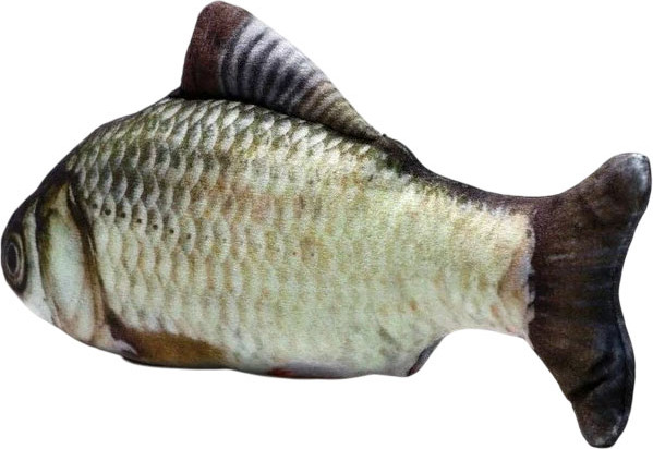 Игрушка для кошек Пижон Рыба моей мечты Карась с кошачьей мятой