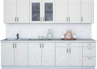 Готовая кухня Интерлиния Мила Крафт 2.8Б - фото