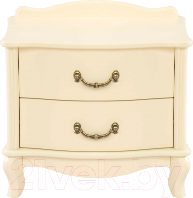 Прикроватная тумба Импэкс Джульетта 2 ящика (дуб шампань) - фото