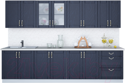 Готовая кухня Интерлиния Мила Крафт 3.0А - фото