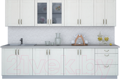 Готовая кухня Интерлиния Мила Крафт 3.0А - фото