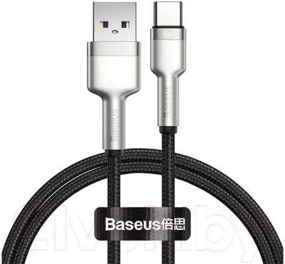 Кабель Baseus Cafule Series Metal Data Cable USB To Type-C / CAKF000001 - фото