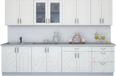 Готовая кухня Интерлиния Мила Крафт 3.0Б - фото