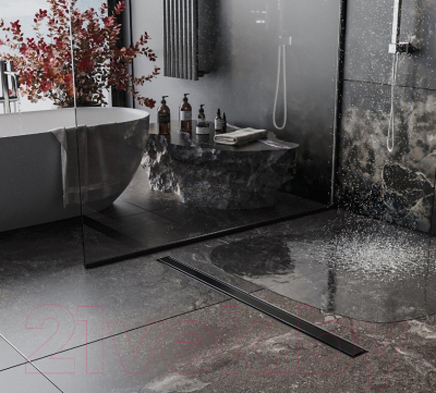 Трап для душа Roxen Supra Black 91050-50