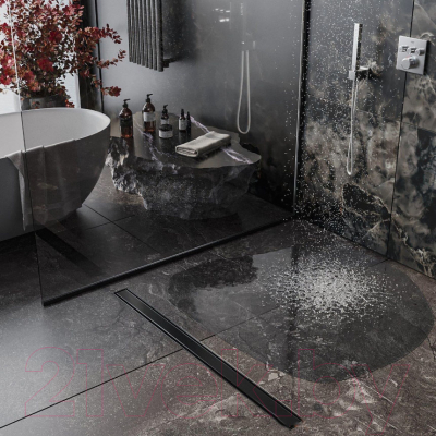 Трап для душа Roxen Supra Black 91050-90