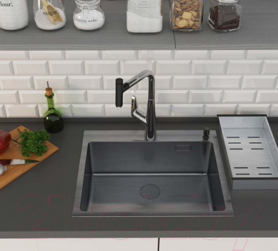 Мойка кухонная Roxen Simple 560220-55B