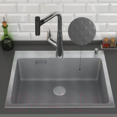 Мойка кухонная Roxen Snake 560220-60-S