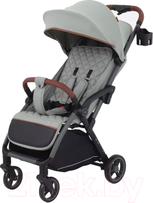 Детская прогулочная коляска MOWbaby Атом / MB200 (Green) - фото