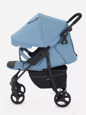Детская прогулочная коляска MOWbaby Cross 2024 / RA080 (Blue)