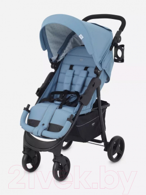 Детская прогулочная коляска MOWbaby Cross 2024 / RA080 (Blue)