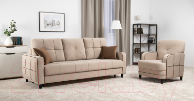 Диван Нижегородмебель и К Черри Н ТД 284